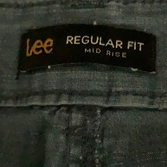 𝅺LEE regular fit jean shorts with front tie. Size 14 - Picture 6 of 7
